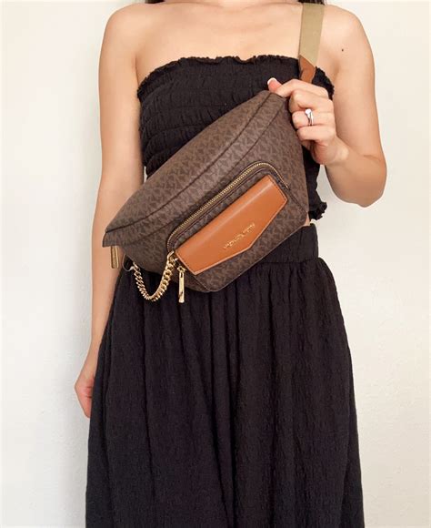 michael kors maisie large 2 in 1 waistpack bag